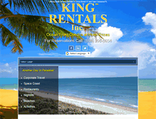 Tablet Screenshot of kingrentals.com